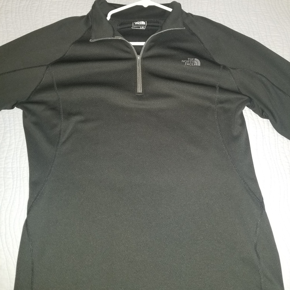 EUC TNF Warm half zip baselayer